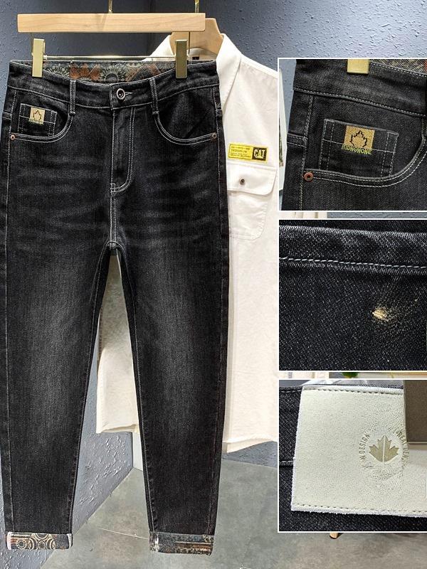 Men s Full-Bottom Printed Stretch Jeans - Thick Autumn/Winter Casual Straight Pants, Trendy and Comfortable 38 (30 inches) 200 jin
Men s Full-Bottom Printed Stretch Jeans - Thick Autumn/Winter Casual Straight Pants, Trendy and Comfortable 38 (30 inches) 200 jin