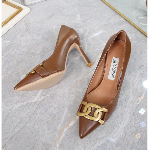 Fashion 2025 Spring Summer Women Sandals Pointed Toe Retro Metal Buckle Slim Heel Shoes High Heels Open Toe Casual 35
Fashion 2025 Spring Summer Women Sandals Pointed Toe Retro Metal Buckle Slim Heel Shoes High Heels Open Toe Casual 35
