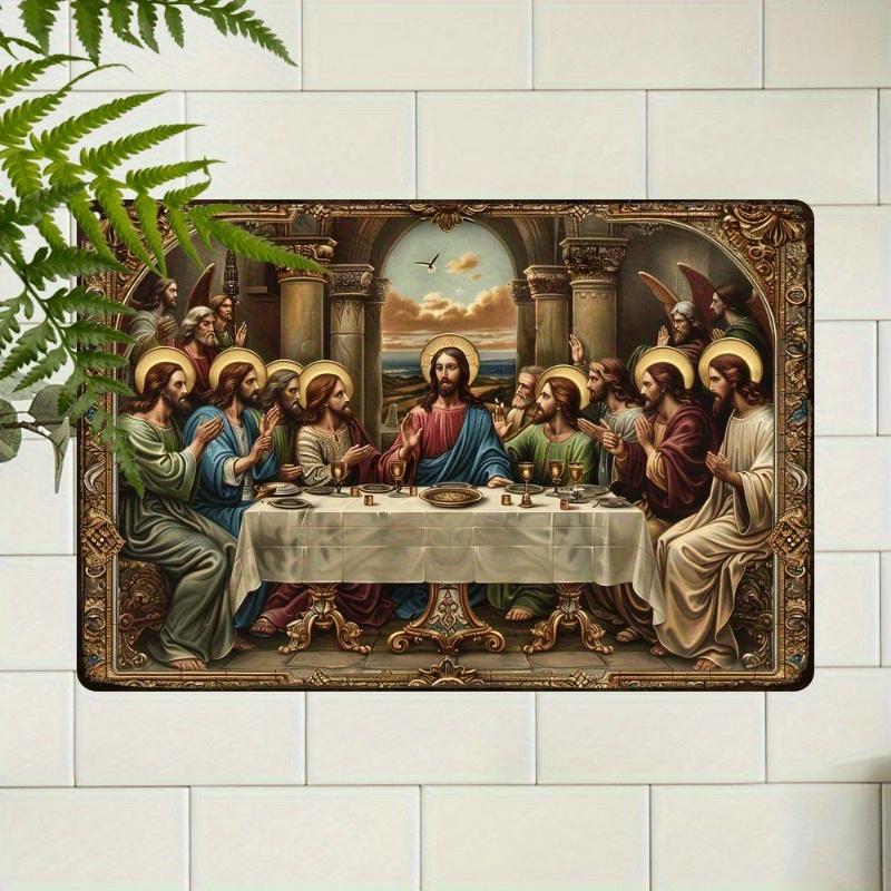 2d Flat 30*20cm, Spirituality Themed Wooden Ornament: Beautifully Crafted The Last Supper , for Home, Kitchen, Garden, Bedroom, Bar Decor. 20x30cm
2d Flat 30*20cm, Spirituality Themed Wooden Ornament: Beautifully Crafted The Last Supper , for Home, Kitchen, Garden, Bedroom, Bar Decor. 20x30cm