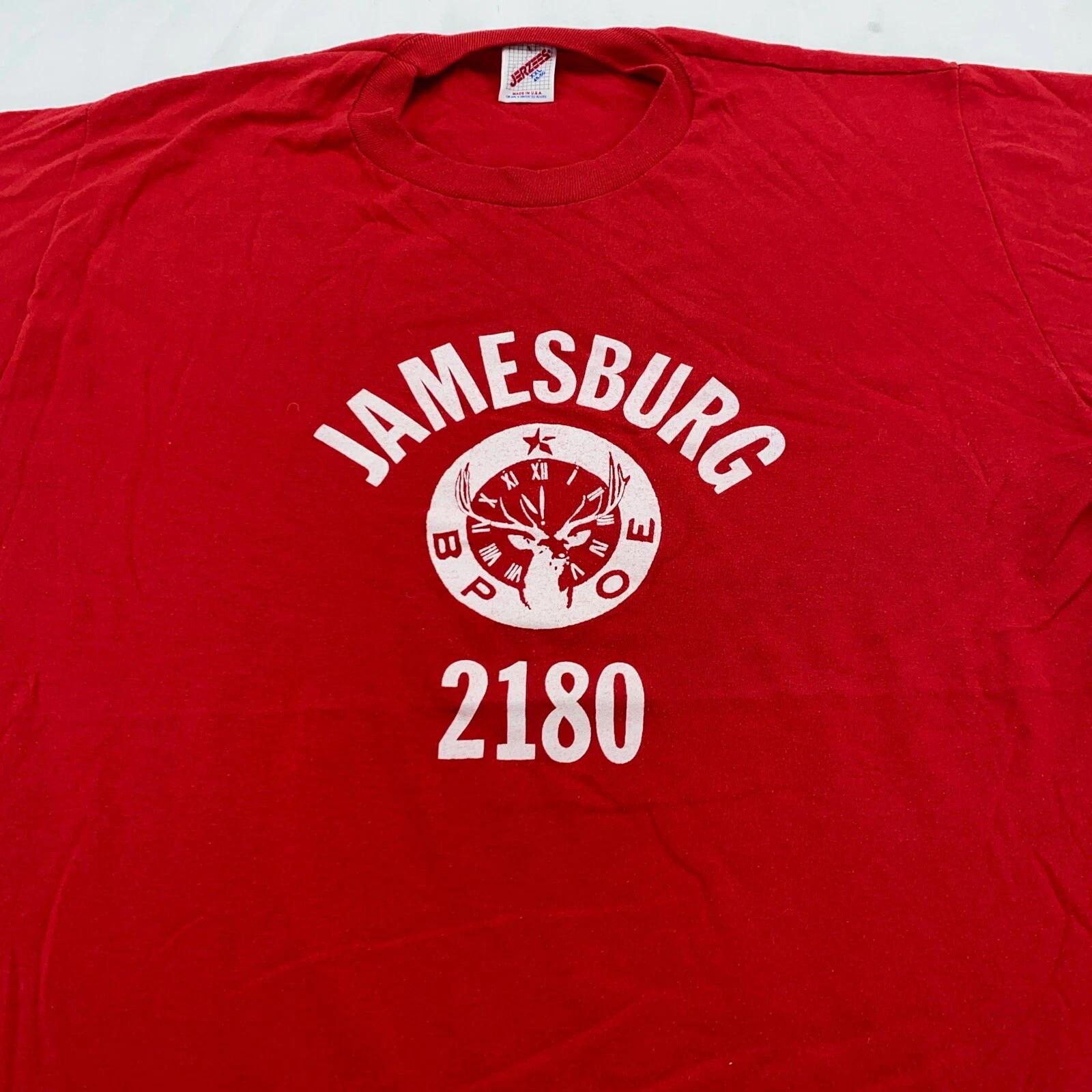 vintage 90s JAMESBURG NJ ELK LODGE 2180 T-Shirt LARGE XL
vintage 90s JAMESBURG NJ ELK LODGE 2180 T-Shirt LARGE XL