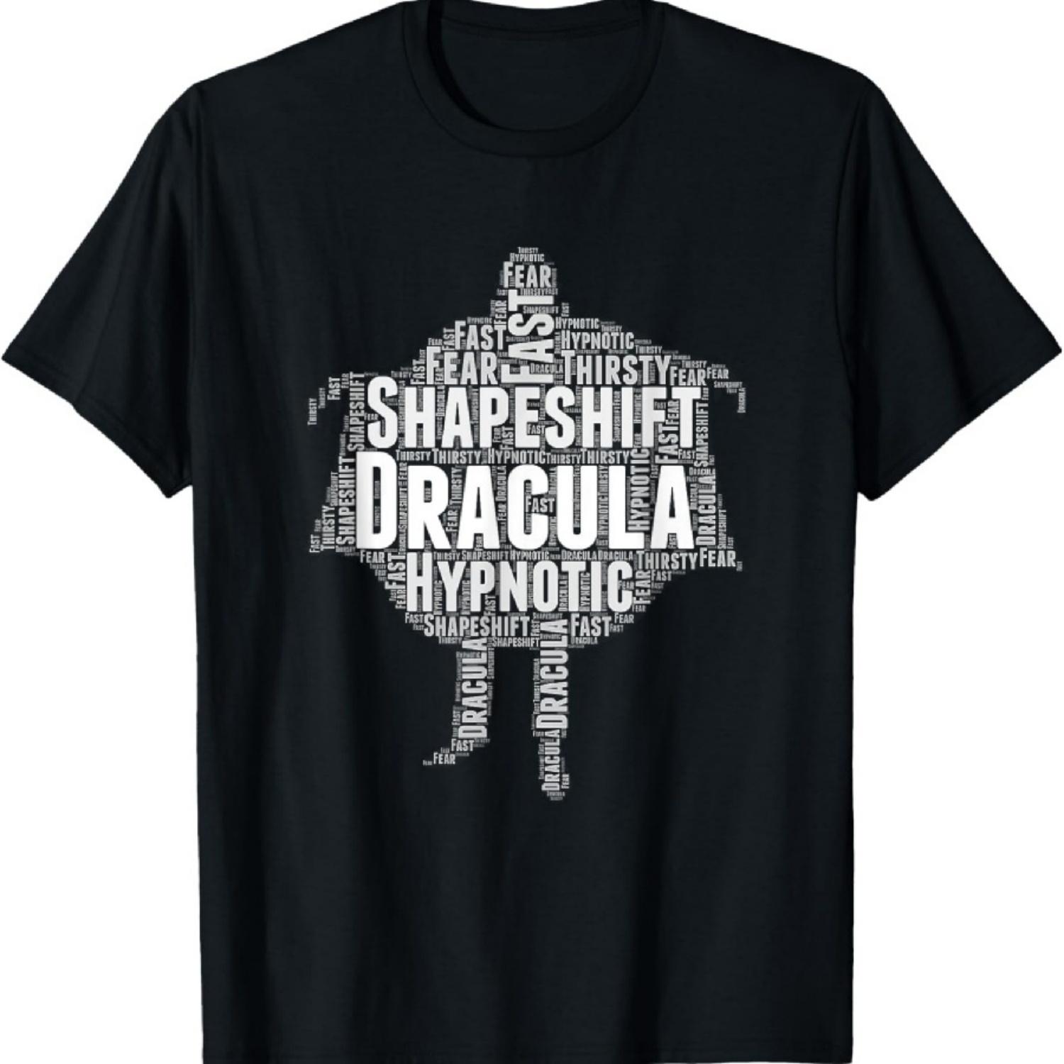 Dracula Vampire Word Cloud Art Mythical Fantasy Creature T-Shirt S
Dracula Vampire Word Cloud Art Mythical Fantasy Creature T-Shirt S