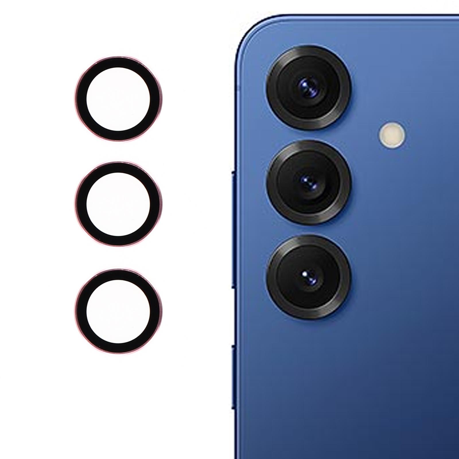 For Samsung Galaxy S25+ Camera Lens Protector Electroplating Ultra HD Tempered Glass Lens Film Rose Gold
For Samsung Galaxy S25+ Camera Lens Protector Electroplating Ultra HD Tempered Glass Lens Film Rose Gold