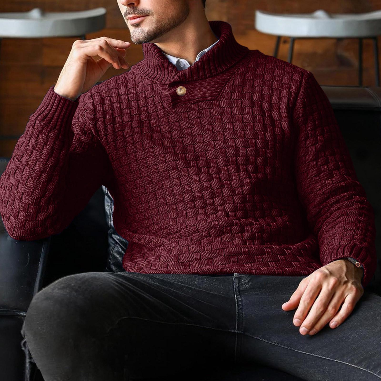 Чоловічий однотонний светр пуловер модний з круглим вирізом приталений светр XXL
Чоловічий однотонний светр пуловер модний з круглим вирізом приталений светр XXL