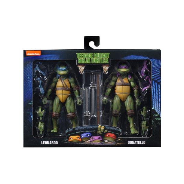 Коллекция фигурок по мотивам фильма «Черепашки-ниндзя» TMNT 1990 года, 7 дюймов, 2 шт. (Леонардо и Донателло) зелёный
Коллекция фигурок по мотивам фильма «Черепашки-ниндзя» TMNT 1990 года, 7 дюймов, 2 шт. (Леонардо и Донателло) зелёный