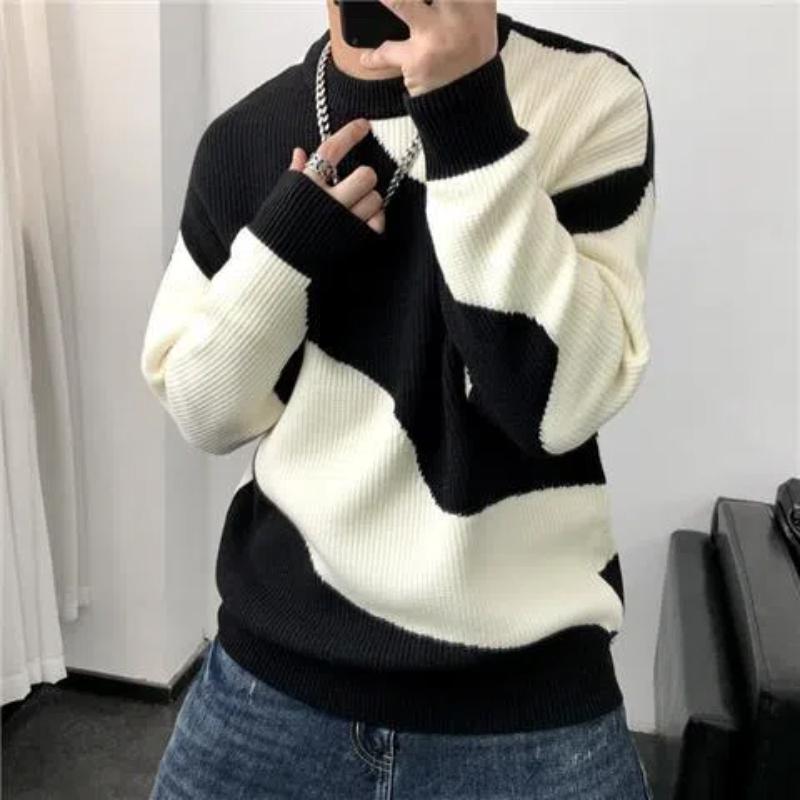 Trend Fashion Autumn Winter New Sweaters Men O-Neck Contrast Color Casual All-match Long Sleeve Loose Pullovers Knitted Tops M кофейный/белый
Trend Fashion Autumn Winter New Sweaters Men O-Neck Contrast Color Casual All-match Long Sleeve Loose Pullovers Knitted Tops M кофейный/белый