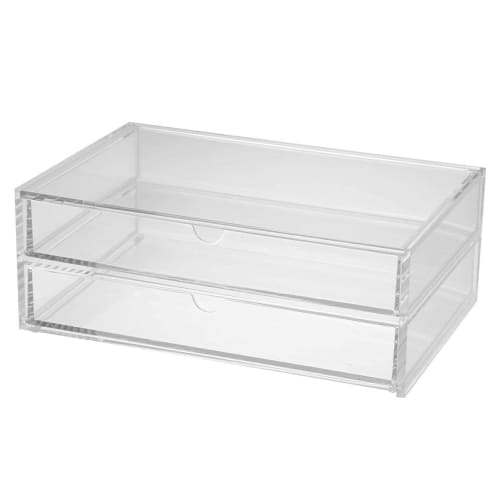 MUJI Overlapping Acrylic Case 2 Tier Drawer with Lid, Large Approx. Width 25.5 x Depth 17 x Height 9.5cm 82998290
MUJI Overlapping Acrylic Case 2 Tier Drawer with Lid, Large Approx. Width 25.5 x Depth 17 x Height 9.5cm 82998290