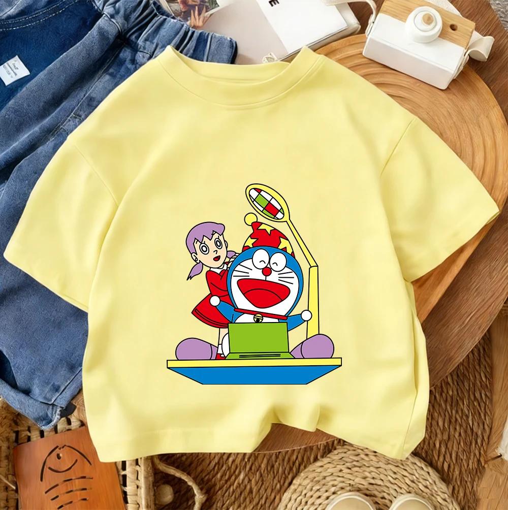 New Children s Crew Neck T-Shirt Cute Cartoon Summer Casual Streetwear Doraemon 100
New Children s Crew Neck T-Shirt Cute Cartoon Summer Casual Streetwear Doraemon 100