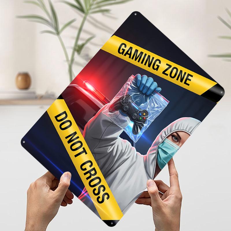 Gaming Zone Do Not Cross Metal Poster Customized Wall Art Retro Vintage Tinplate Signs for Man Cave Setup Decorations Wand Deko 7.9x11.8In(20x30cm)
Gaming Zone Do Not Cross Metal Poster Customized Wall Art Retro Vintage Tinplate Signs for Man Cave Setup Decorations Wand Deko 7.9x11.8In(20x30cm)