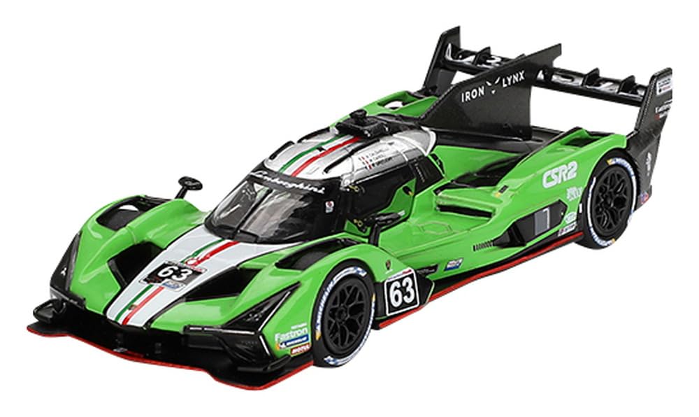 MINI GT Lamborghini SC63 IMSA 12 часов Себринга 2024 Iron Lynx Готовое изделие 1/64 #63
MINI GT Lamborghini SC63 IMSA 12 часов Себринга 2024 Iron Lynx Готовое изделие 1/64 #63