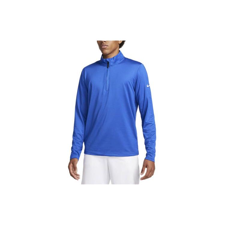 Nike Victory Solid Logo Half-Zip Design Long Sleeve T-Shirt Men Tops Blue FD5837-480 M
Nike Victory Solid Logo Half-Zip Design Long Sleeve T-Shirt Men Tops Blue FD5837-480 M
