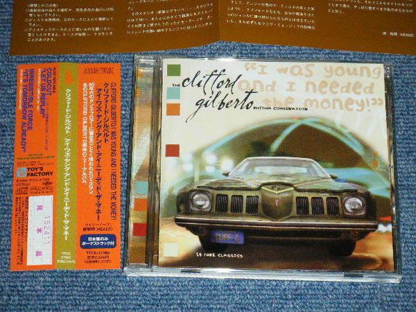 CD CLIFFORD GILBERTO RHYTHM COMBINATIO - I Was Young And I Needed The Money TFCK87960PROMO Toy s Factory 1998 Japan Dance & Electronica Used
CD CLIFFORD GILBERTO RHYTHM COMBINATIO - I Was Young And I Needed The Money TFCK87960PROMO Toy s Factory 1998 Japan Dance & Electronica Used
