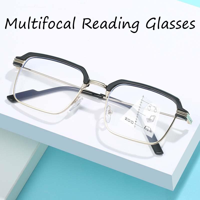 Metal Square Frame Progressive Multifocal Presbyopia Glasses High Definition Anti Blue Presbyopic Eyewear Vintage Eyewear
Metal Square Frame Progressive Multifocal Presbyopia Glasses High Definition Anti Blue Presbyopic Eyewear Vintage Eyewear