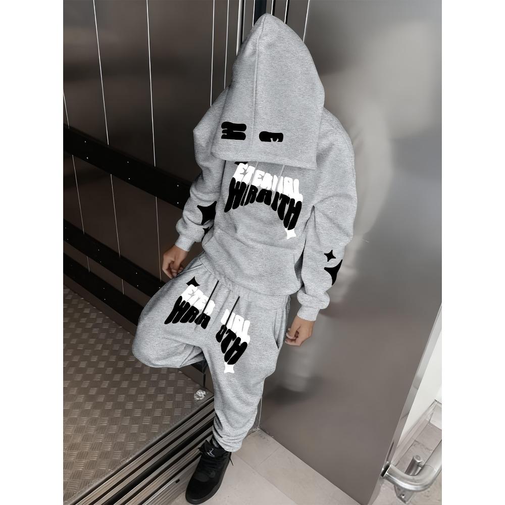 Men s Casual Letter Star Pattern Printed Drawstring Pocket Hoodie and Drawstring Outdoor Casual Sports Pants Set XXL сірий
Men s Casual Letter Star Pattern Printed Drawstring Pocket Hoodie and Drawstring Outdoor Casual Sports Pants Set XXL сірий