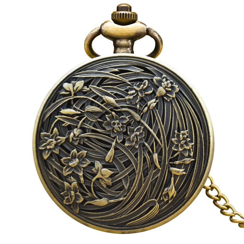 Vintage Bronze Clamshell Fashion Creative Flower Relief Girl Student Gift Quartz Necklace Pocket Watch бронзовий
Vintage Bronze Clamshell Fashion Creative Flower Relief Girl Student Gift Quartz Necklace Pocket Watch бронзовий