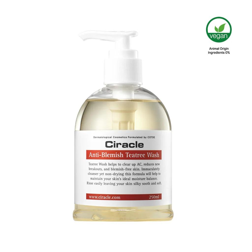 Ciracle Anti-Blemish Teatree Wash Gel 250мл, Очищающее средство для жирной кожи, космецевтика Корея №1 ciracle
Ciracle Anti-Blemish Teatree Wash Gel 250мл, Очищающее средство для жирной кожи, космецевтика Корея №1 ciracle
