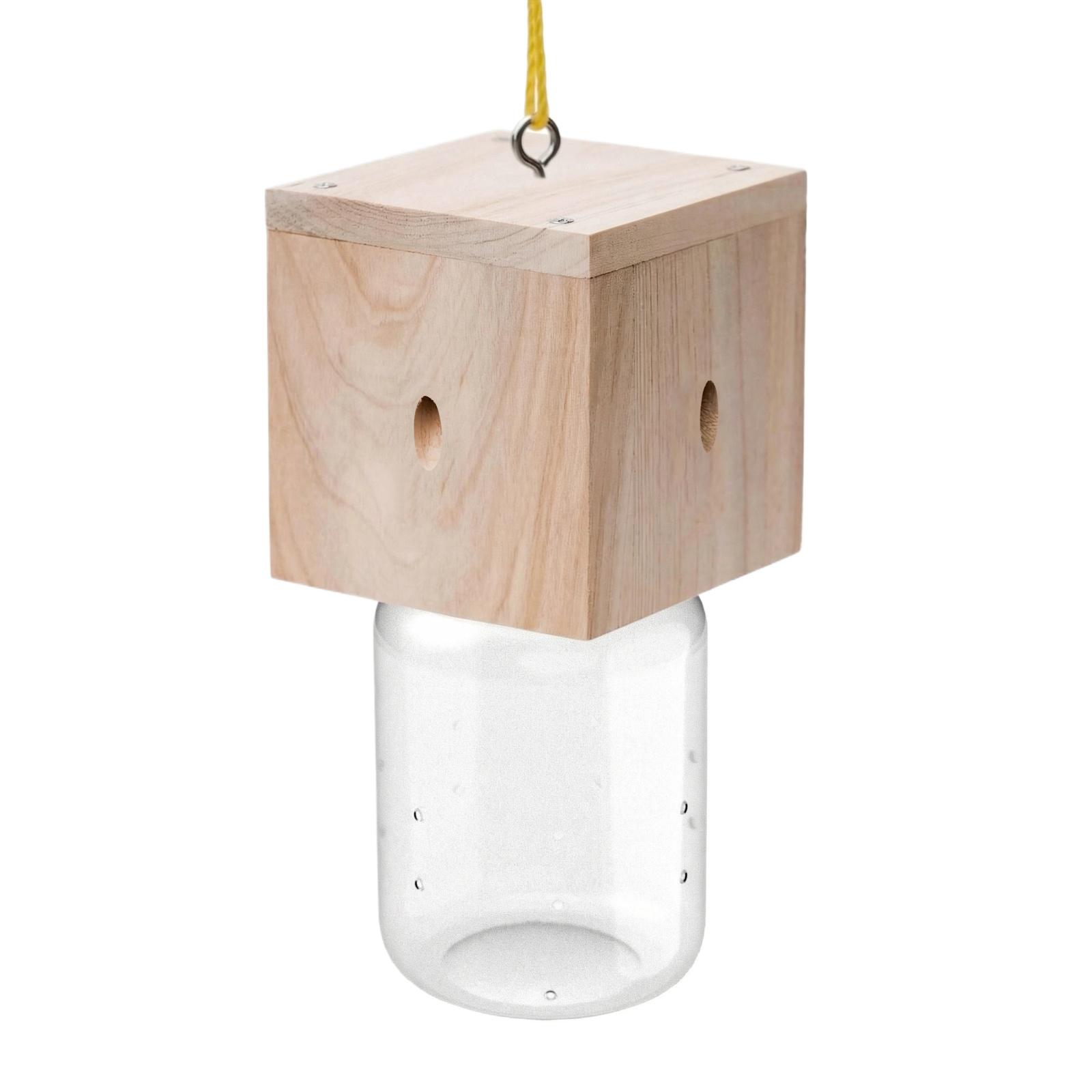 Outdoor Garden Bee & Trap — Courtyard Flying Insect Catcher — Wood Trap One Size
Outdoor Garden Bee & Trap — Courtyard Flying Insect Catcher — Wood Trap One Size