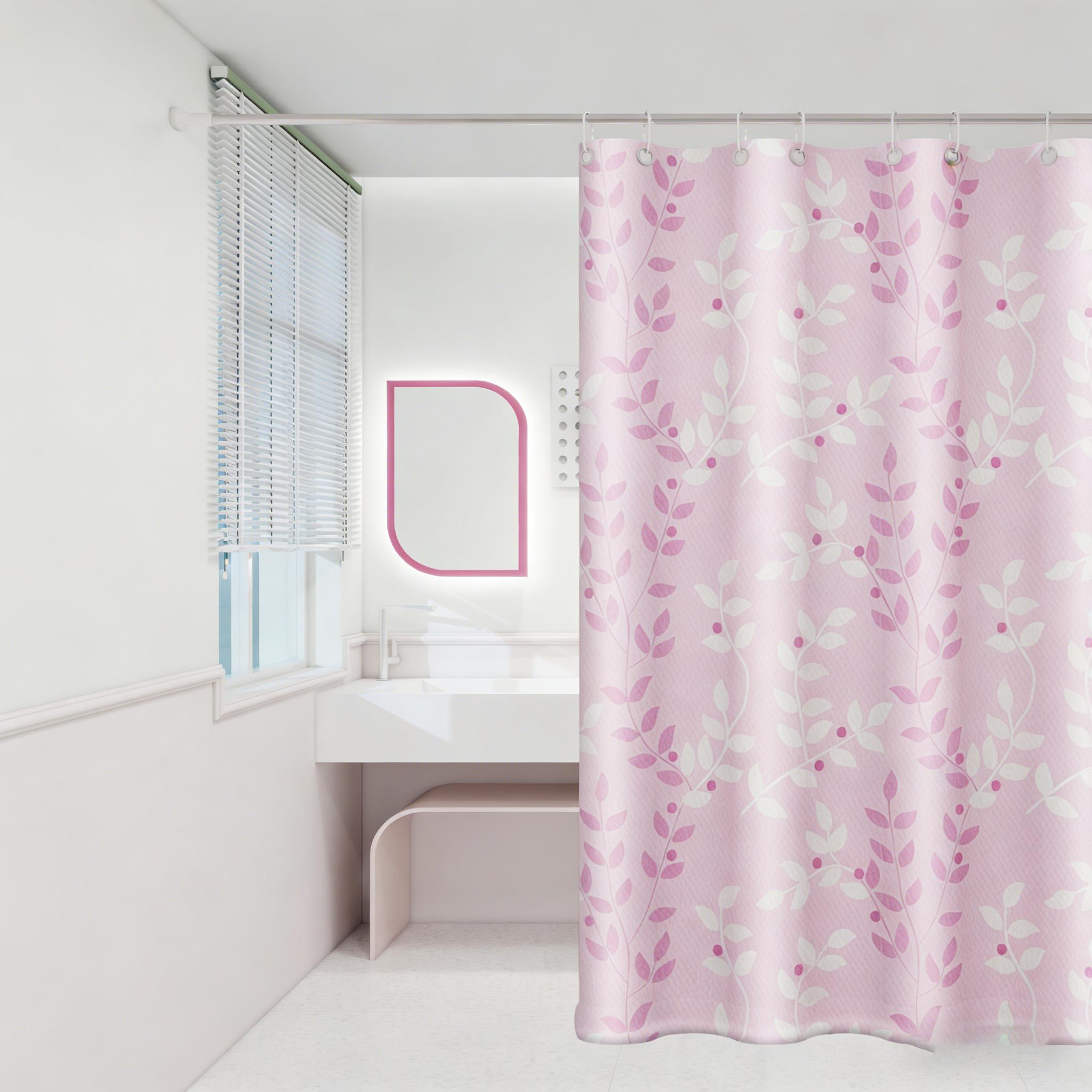 Household Polyester Shower Curtain Set, Thickened & Durable, Waterproof And Mildew Resistant, Easy To Clean, Drill-Free Bathroom W60H190(CM)-1 Pcs
Household Polyester Shower Curtain Set, Thickened & Durable, Waterproof And Mildew Resistant, Easy To Clean, Drill-Free Bathroom W60H190(CM)-1 Pcs