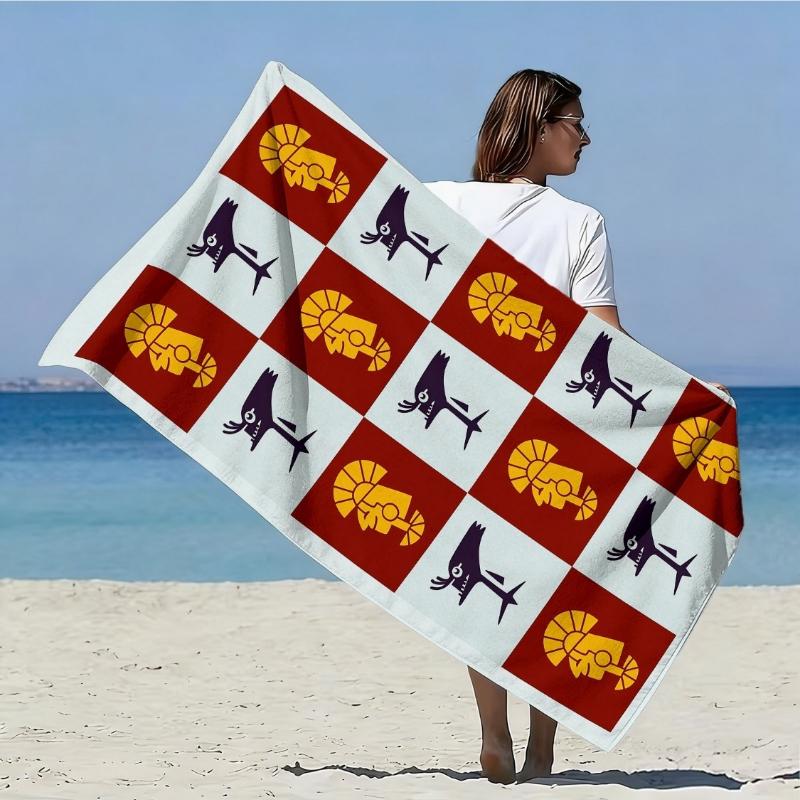 1pc, Indian-style Character Oversized Soft Beach Towel, Geometric Totem Print Pattern, Microfiber Bath Towel, Quick-drying W30*H60(CM)
1pc, Indian-style Character Oversized Soft Beach Towel, Geometric Totem Print Pattern, Microfiber Bath Towel, Quick-drying W30*H60(CM)