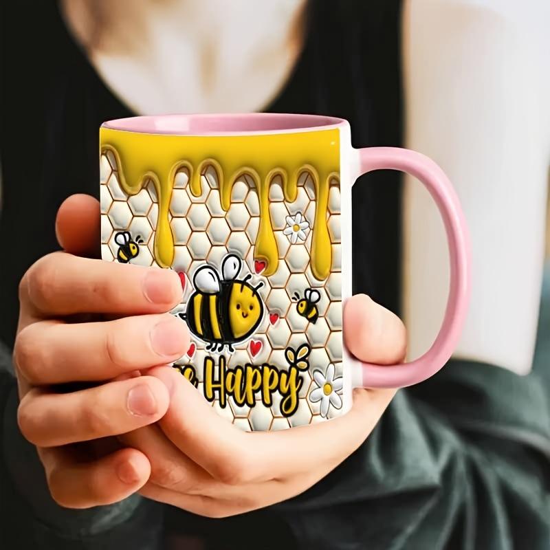Новая многоцветная керамическая кружка-стакан с пчелкой 301-400ml розовый
Новая многоцветная керамическая кружка-стакан с пчелкой 301-400ml розовый