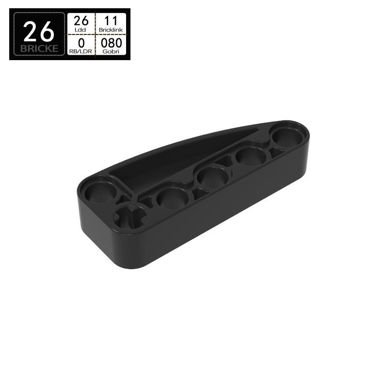 BRICKE 80286 L-Shaped 2x5 Building Block Arm with Oval Hole, LEGO Compatible Piece чёрный
BRICKE 80286 L-Shaped 2x5 Building Block Arm with Oval Hole, LEGO Compatible Piece чёрный