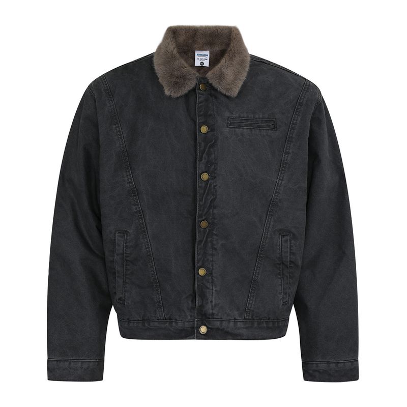 Kisko Winter Mountain Eagle Fleece-Lined Thickened Deconstructed Fur Collar Jacket Unisex American Style Trendy Brand Warm Cotton Coat Gray XL
Kisko Winter Mountain Eagle Fleece-Lined Thickened Deconstructed Fur Collar Jacket Unisex American Style Trendy Brand Warm Cotton Coat Gray XL