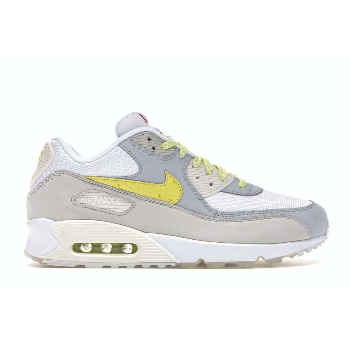 Кроссовки унисекс Nike Air Max 90 PRM Side A Желто-белый Lemon-Frost-Light-Bone CI6394-100
Кроссовки унисекс Nike Air Max 90 PRM Side A Желто-белый Lemon-Frost-Light-Bone CI6394-100