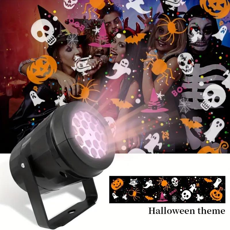 1 Pack Halloween LED Projector Light with 16 Patterns USB Powered Dynamic Skull and Pumpkin Design for Indoor Party Decor
1 Pack Halloween LED Projector Light with 16 Patterns USB Powered Dynamic Skull and Pumpkin Design for Indoor Party Decor