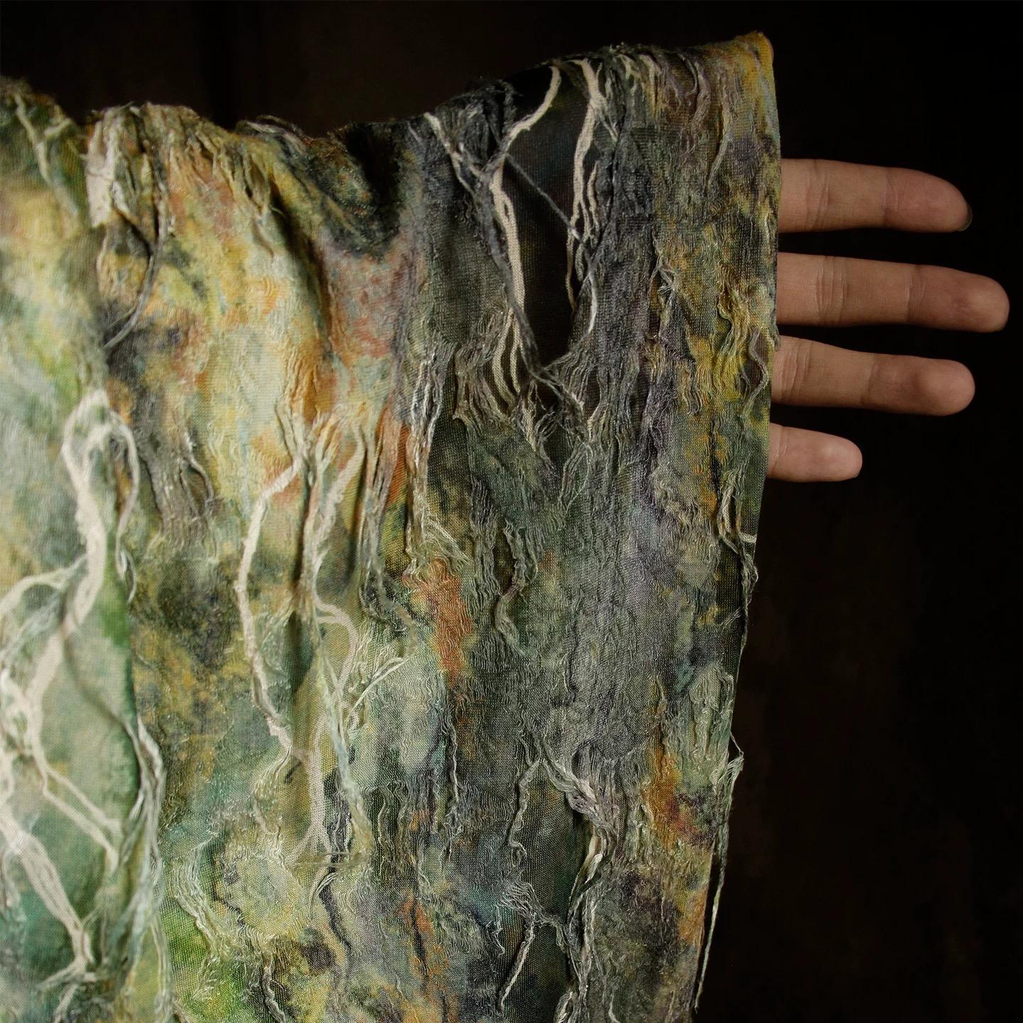 Tattered Flowers Vintage Green Tie-dye Knitted Jacquard Fabric Creative Handmade DIY Dress Clothing Designer Fabric 155cm&100cm
Tattered Flowers Vintage Green Tie-dye Knitted Jacquard Fabric Creative Handmade DIY Dress Clothing Designer Fabric 155cm&100cm