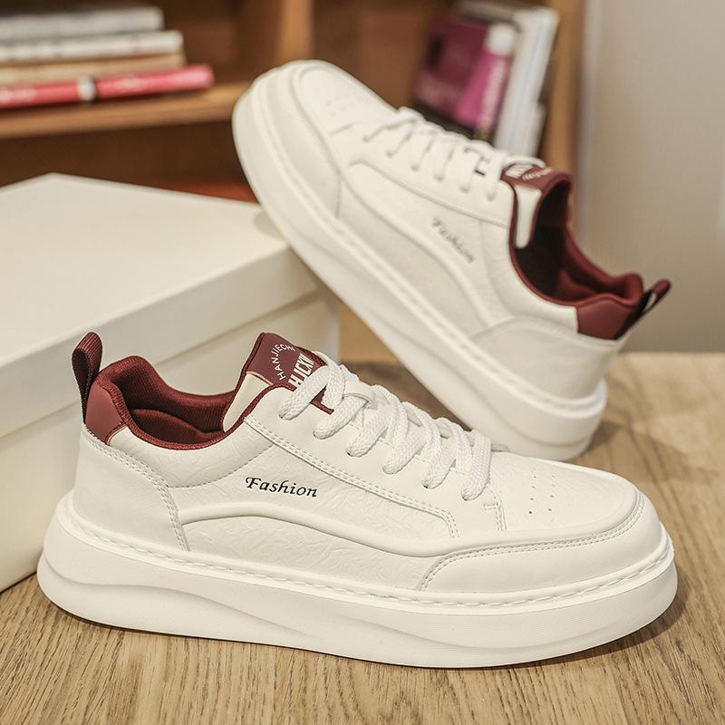 Men s shoes 2025 spring high-end versatile casual men s board shoes leather surface sports thick sole heightening small white tide shoes 44
Men s shoes 2025 spring high-end versatile casual men s board shoes leather surface sports thick sole heightening small white tide shoes 44