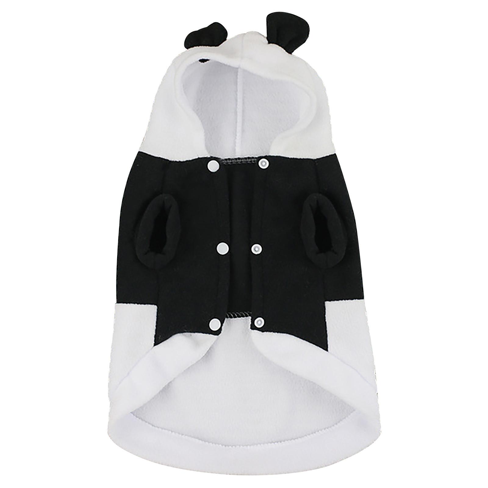 Cute Dog Cosplay Panda Winter Clothes Fleece Ear Hoody Pullover Warm Coat Costume for Small Pet Chihuahua Puppy Lovely Jacket S черный белый
Cute Dog Cosplay Panda Winter Clothes Fleece Ear Hoody Pullover Warm Coat Costume for Small Pet Chihuahua Puppy Lovely Jacket S черный белый