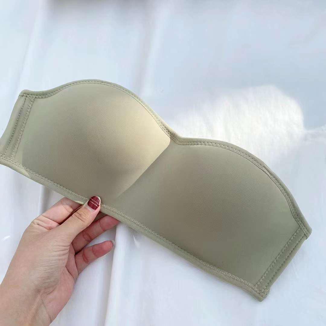 2020 Бесшовный бюстгальтер без бретелек: Нескользящий, тонкий, топ-бандо конфетного цвета для женщин 32/70AB светло-зеленый
2020 Бесшовный бюстгальтер без бретелек: Нескользящий, тонкий, топ-бандо конфетного цвета для женщин 32/70AB светло-зеленый