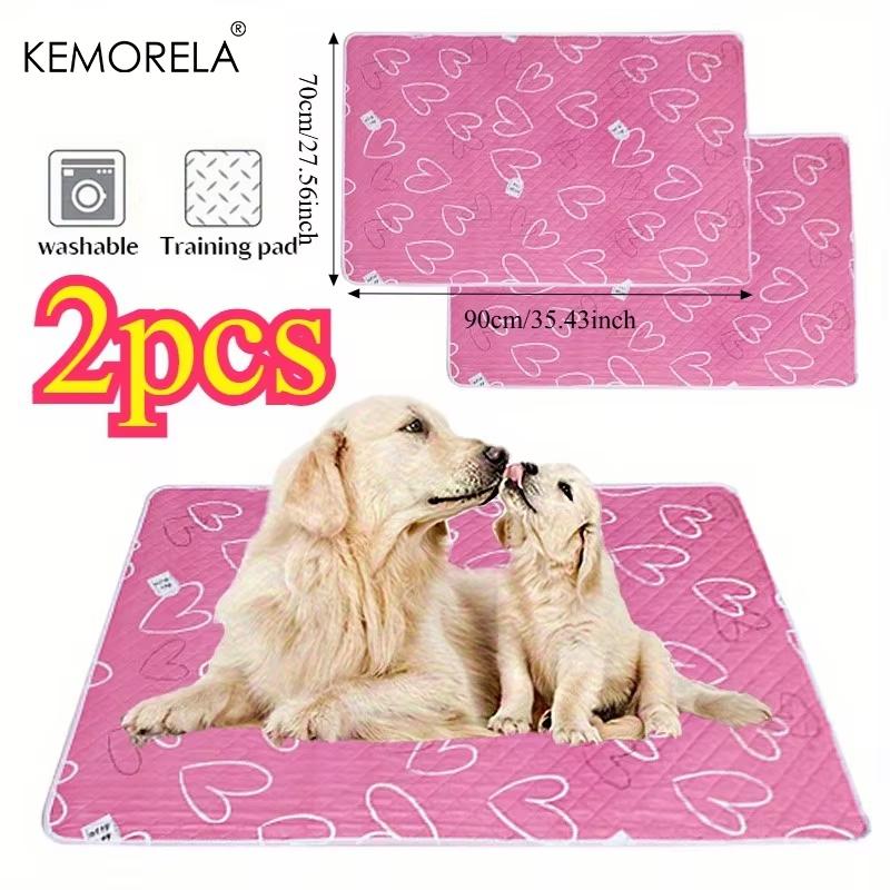 2PCS Extra Large Reusable Pet Pee Liner Non-Slip Easy Clean Mat, Machine Washable Polyester for Dogs,Rabbits,Guinea Pigs Hamster
2PCS Extra Large Reusable Pet Pee Liner Non-Slip Easy Clean Mat, Machine Washable Polyester for Dogs,Rabbits,Guinea Pigs Hamster