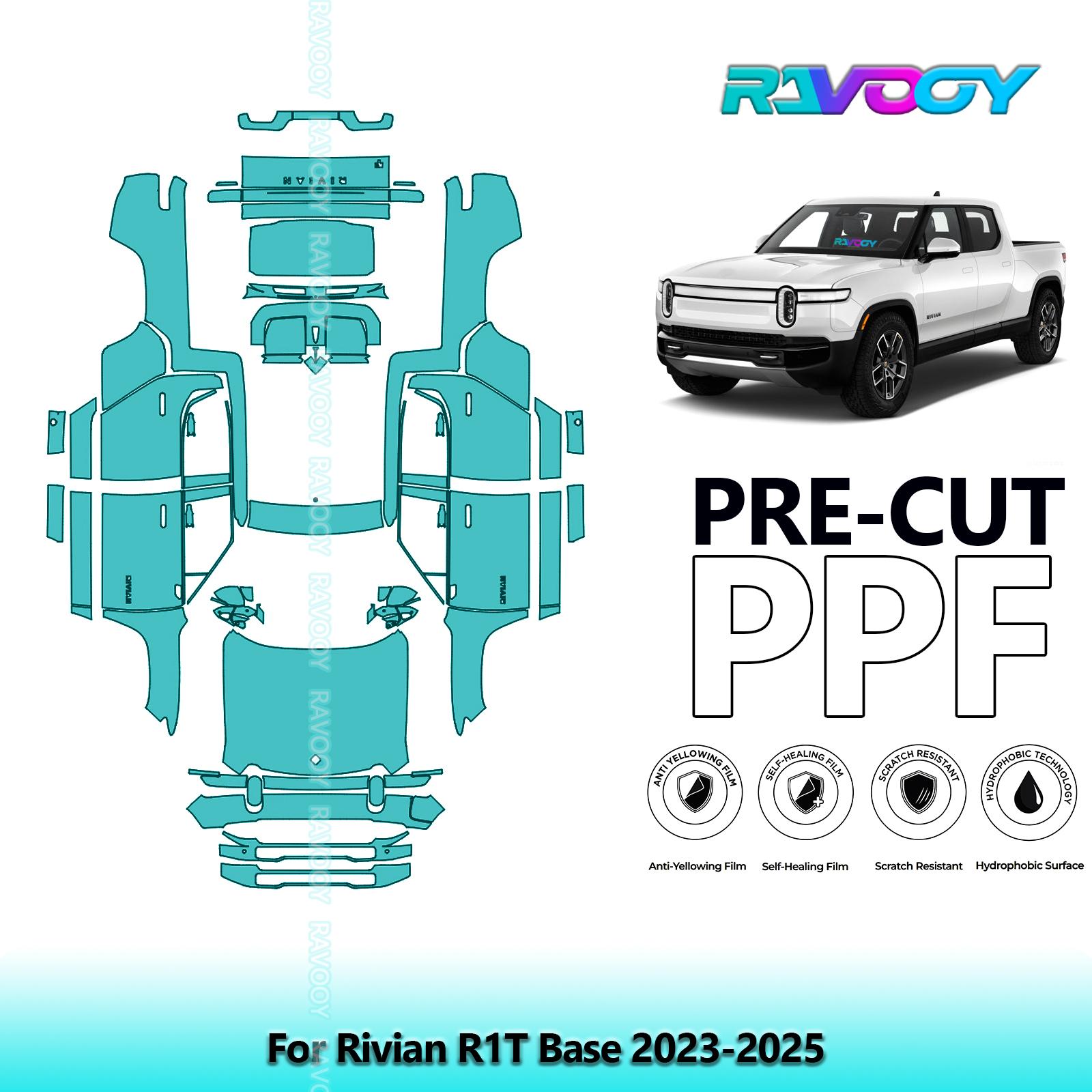 8.5Mil Precut PPF Paint Protection Film Full Vehicle Clear Bra For Rivian R1T Base 2023-2025 Full Vehicle
8.5Mil Precut PPF Paint Protection Film Full Vehicle Clear Bra For Rivian R1T Base 2023-2025 Full Vehicle