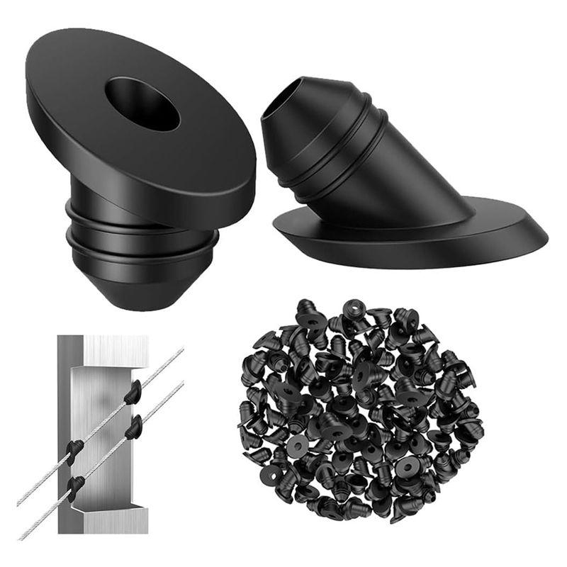 ABJI-50Pcs Cable Railing Rubber Grommets, 45 Degree Angle Bevel Protectors For 1/16 Inch 5/32 Inch 3/16 Inch Cable Railing чорний
ABJI-50Pcs Cable Railing Rubber Grommets, 45 Degree Angle Bevel Protectors For 1/16 Inch 5/32 Inch 3/16 Inch Cable Railing чорний