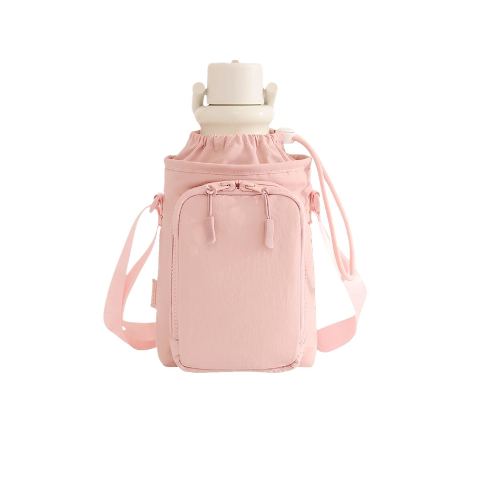 Outdoor Travel Water Bottle Carrier with Adjustable Shoulder Strap and Front Zipper Pocket for Phone Storage Suitable for Sports and Hiking one size рожевий
Outdoor Travel Water Bottle Carrier with Adjustable Shoulder Strap and Front Zipper Pocket for Phone Storage Suitable for Sports and Hiking one size рожевий