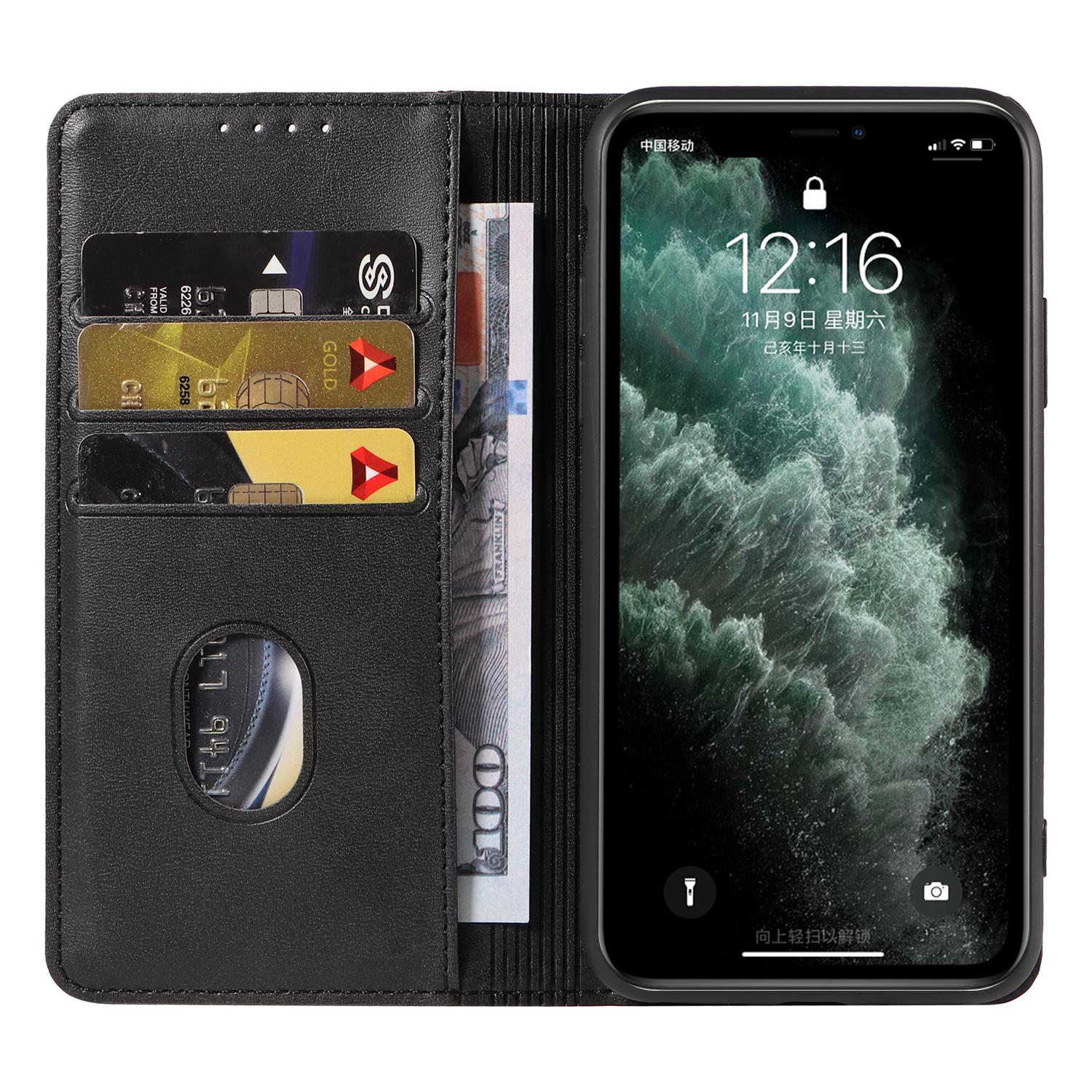 For iPhone 11 Pro Wallet Case WANLONFENG NW1 Series Magnetic Closure Calf Texture Leather Phone Cover Pink
For iPhone 11 Pro Wallet Case WANLONFENG NW1 Series Magnetic Closure Calf Texture Leather Phone Cover Pink
