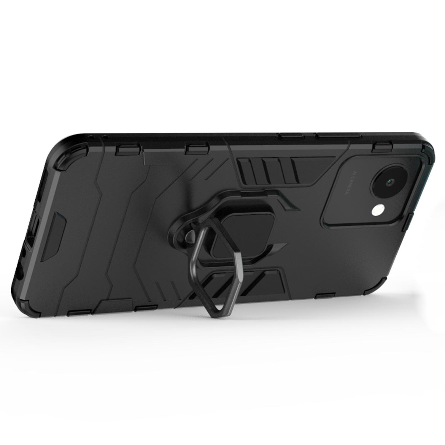 For Realme C30 4G Anti-wear Anti-scratch Ring Kickstand Phone Case Soft TPU Hard PC Anti-slip Rugged Back Cover Black
For Realme C30 4G Anti-wear Anti-scratch Ring Kickstand Phone Case Soft TPU Hard PC Anti-slip Rugged Back Cover Black