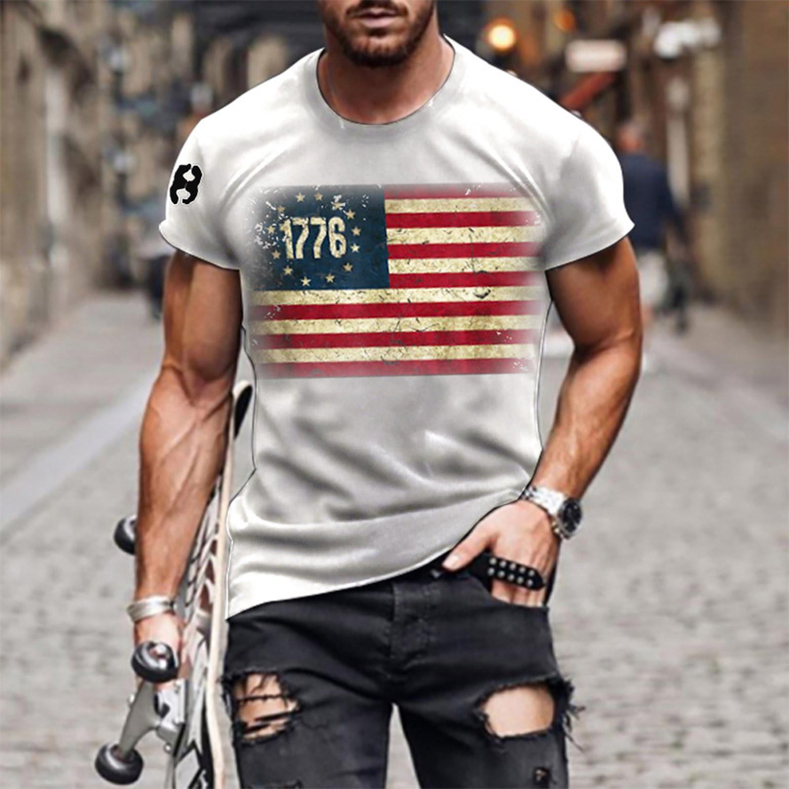 Мужская повседневная футболка с круглым вырезом и короткими рукавами с принтом, мягкая и дышащая спортивная футболка XL белый
Мужская повседневная футболка с круглым вырезом и короткими рукавами с принтом, мягкая и дышащая спортивная футболка XL белый