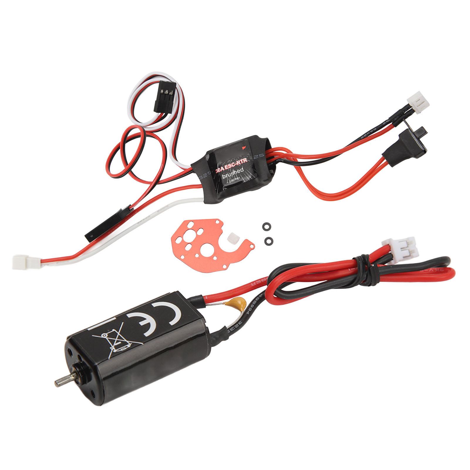 050 66T Brushed Motor 30A Brushed ESC Kit High Torsion PH2.0 Connector for Axial Scx24 Remote Control Car
050 66T Brushed Motor 30A Brushed ESC Kit High Torsion PH2.0 Connector for Axial Scx24 Remote Control Car