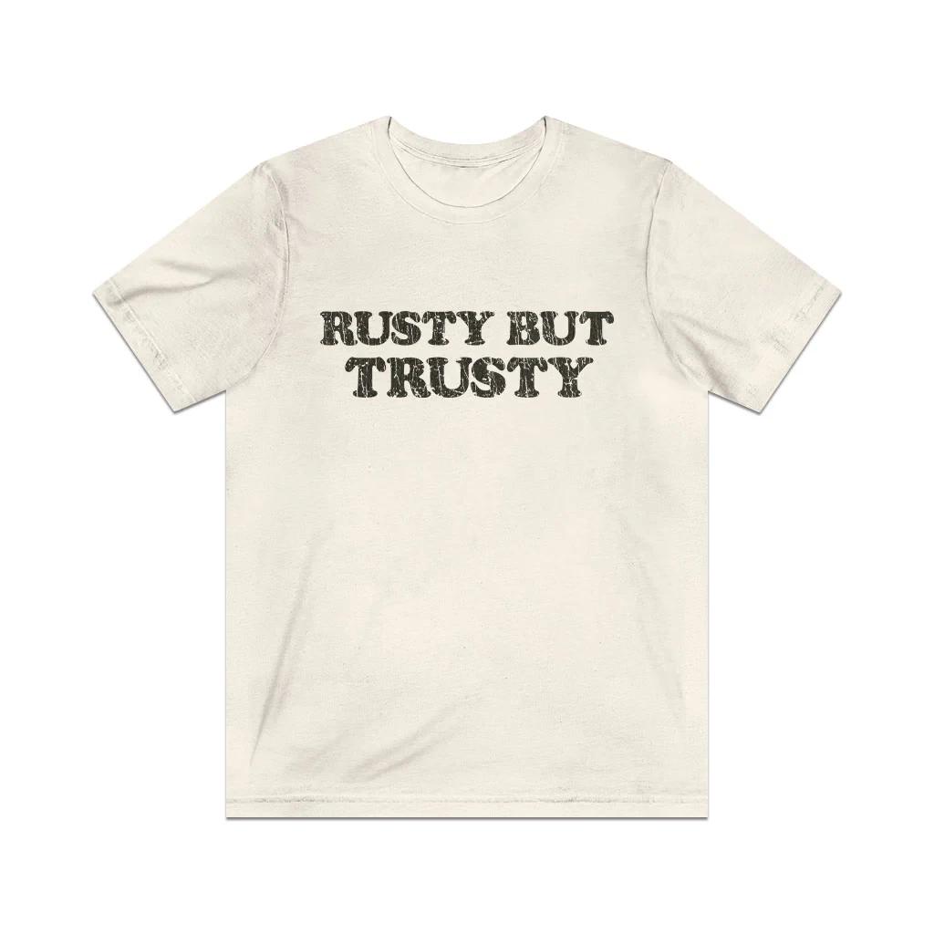 Rusty But Trusty 1969 Vintage Men s T shirt L
Rusty But Trusty 1969 Vintage Men s T shirt L