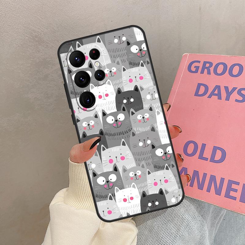 Cute Cartoon Cat Case For Samsung Galaxy S21 S22 S23 S24 S25 Ultra S9 S10 S25 Plus S20 FE S25 FE Cover Coque Galaxy S20
Cute Cartoon Cat Case For Samsung Galaxy S21 S22 S23 S24 S25 Ultra S9 S10 S25 Plus S20 FE S25 FE Cover Coque Galaxy S20