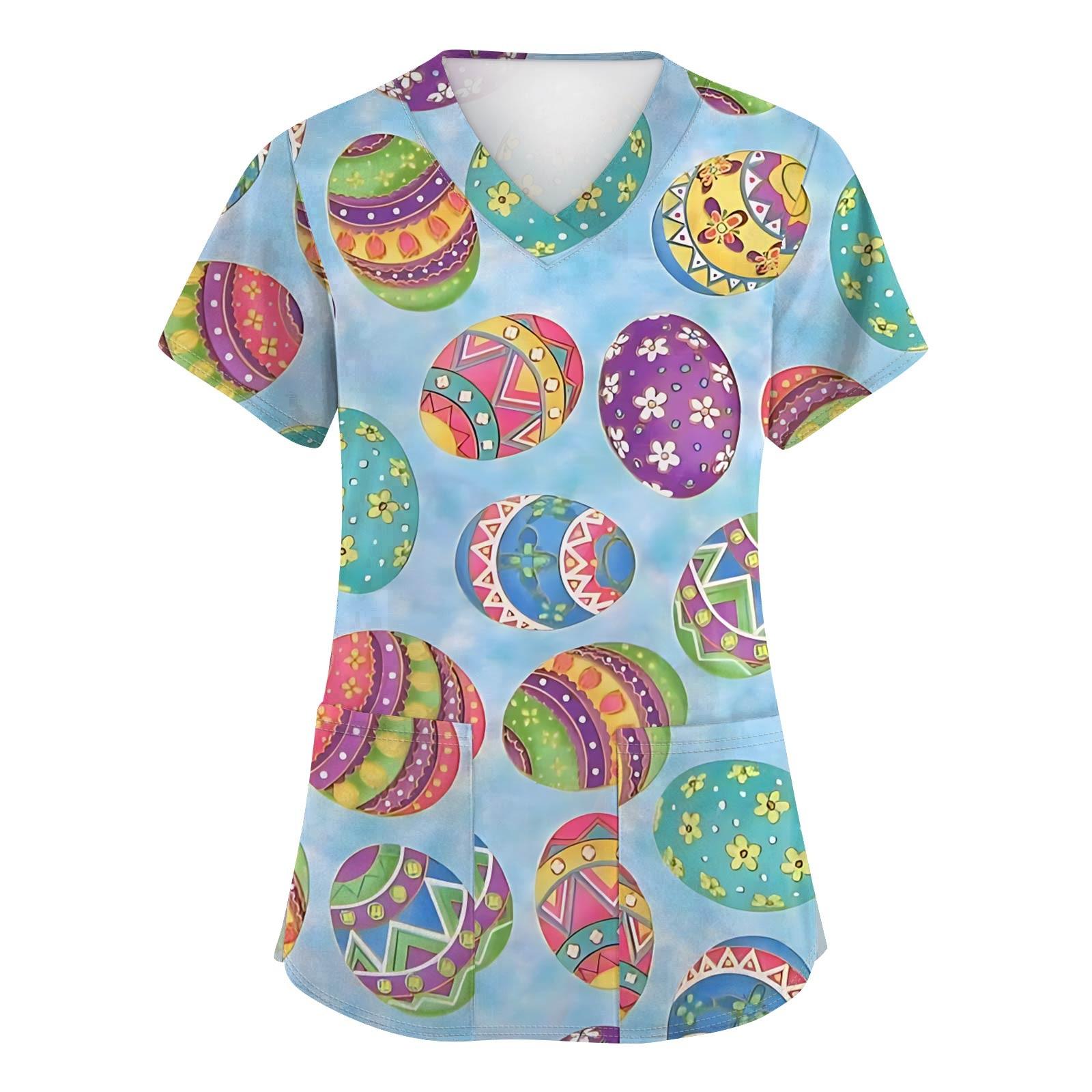 Женская модная рабочая куртка с короткими рукавами и пасхальным принтом, V-образным вырезом и карманом XXXXL
Женская модная рабочая куртка с короткими рукавами и пасхальным принтом, V-образным вырезом и карманом XXXXL