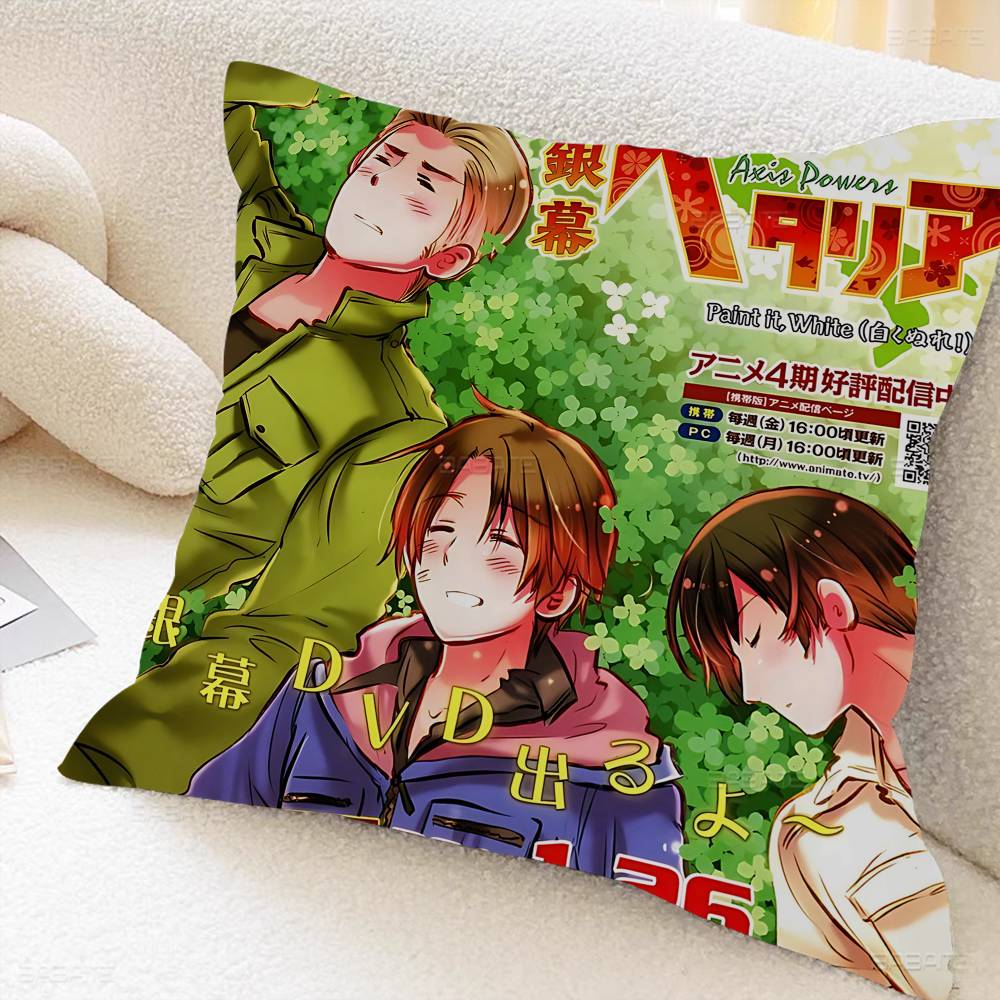 Anime Hetalia Axis Powers Cushion Cover Inches Farmhouse Decor Home Throw Pillow Covers For Couch Decorations 12x12Inch
Anime Hetalia Axis Powers Cushion Cover Inches Farmhouse Decor Home Throw Pillow Covers For Couch Decorations 12x12Inch