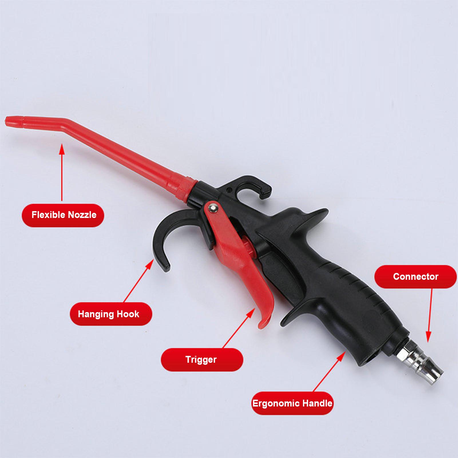 Air Blow Gun, High Flow Air Blower Gun for Compressor with Extended Nozzle, Dust Removal Tool for червоний колір чорний
Air Blow Gun, High Flow Air Blower Gun for Compressor with Extended Nozzle, Dust Removal Tool for червоний колір чорний