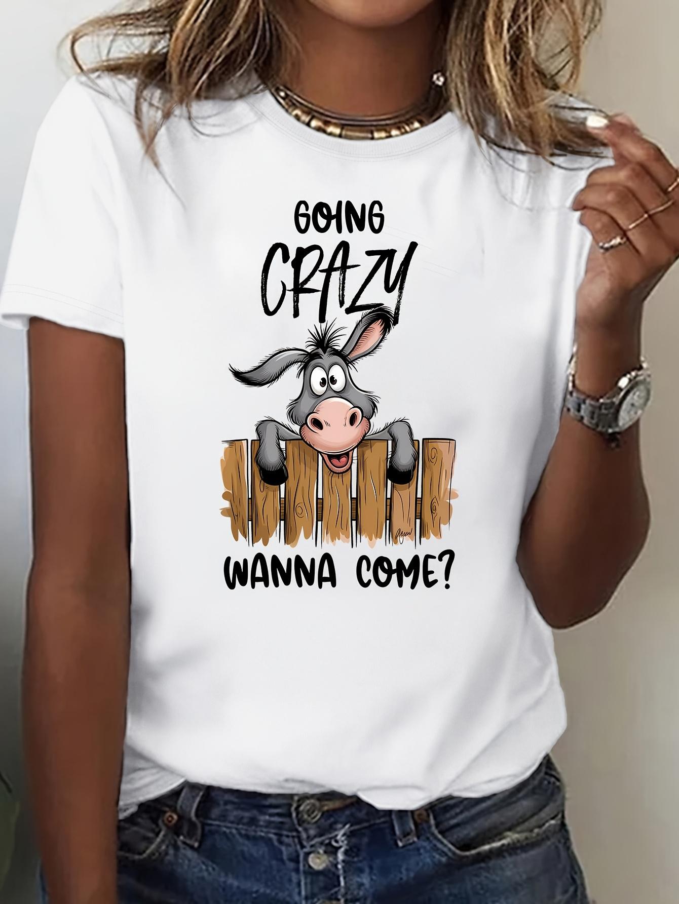 Going-Crazy-Wanna-Come-Funny Fun Animal Print Women S T-shirt – Stylish and Comfortable for Spring and Summer 4XL
Going-Crazy-Wanna-Come-Funny Fun Animal Print Women S T-shirt – Stylish and Comfortable for Spring and Summer 4XL