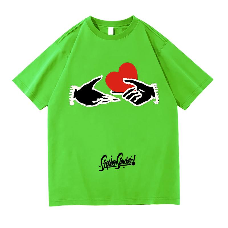 Cotton Female Tees Stephen Sanchez Love Love Love Tshirts Short Sleeve Summer Oneck Tshirts Loose Fashion Women Merch Clothes 4XL
Cotton Female Tees Stephen Sanchez Love Love Love Tshirts Short Sleeve Summer Oneck Tshirts Loose Fashion Women Merch Clothes 4XL