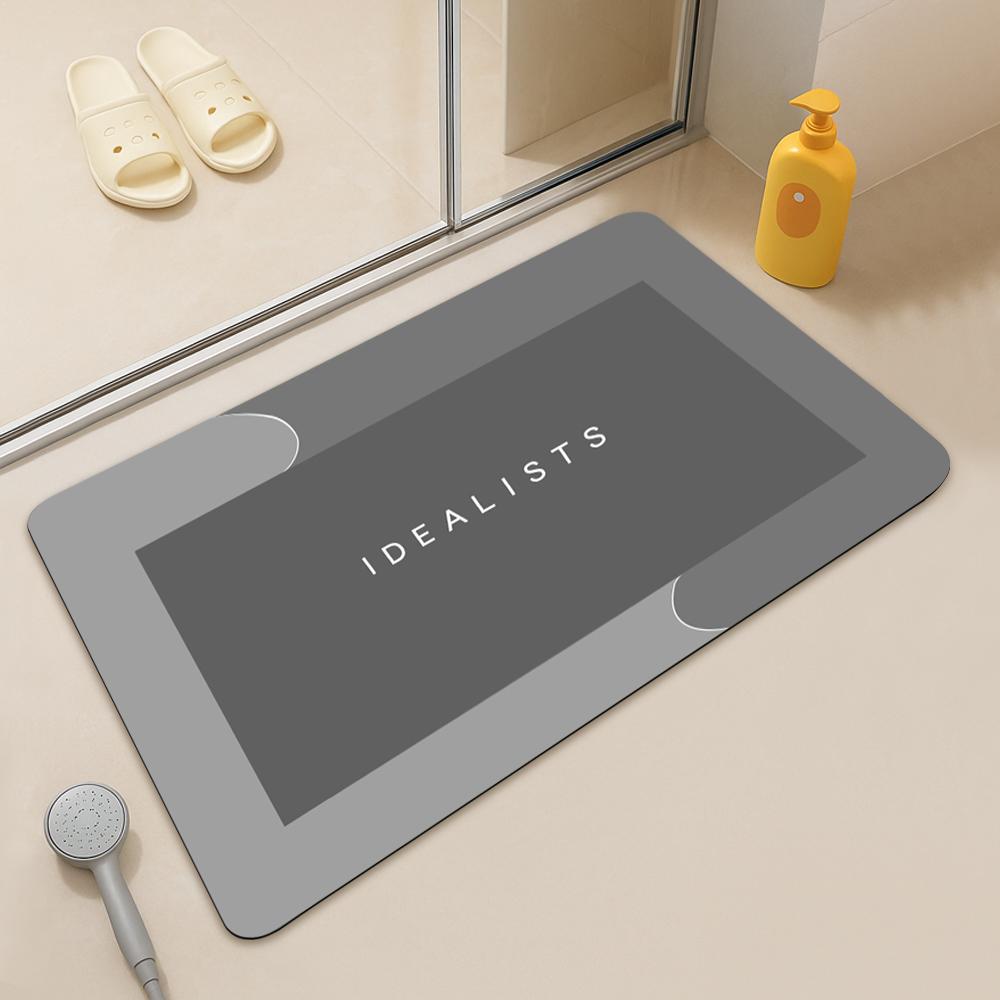 Diatomite Bath Mat,Non-Slip Anti Mould Bathroom,Diatom Mud Absorbent Mat, rectangle Bedroom & Kitchen Rug, thickened doormat. 40x60cm рожевий
Diatomite Bath Mat,Non-Slip Anti Mould Bathroom,Diatom Mud Absorbent Mat, rectangle Bedroom & Kitchen Rug, thickened doormat. 40x60cm рожевий