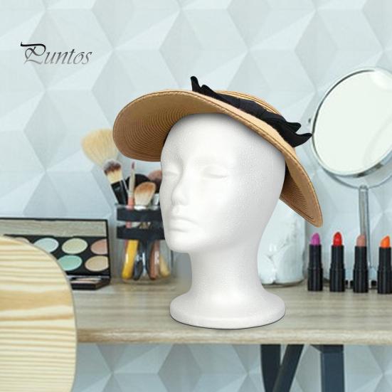 Foam Mannequin Wig Head Stand Easy to Use Female Head Mold for Styling Displaying Wigs Hats And Hairpieces
Foam Mannequin Wig Head Stand Easy to Use Female Head Mold for Styling Displaying Wigs Hats And Hairpieces