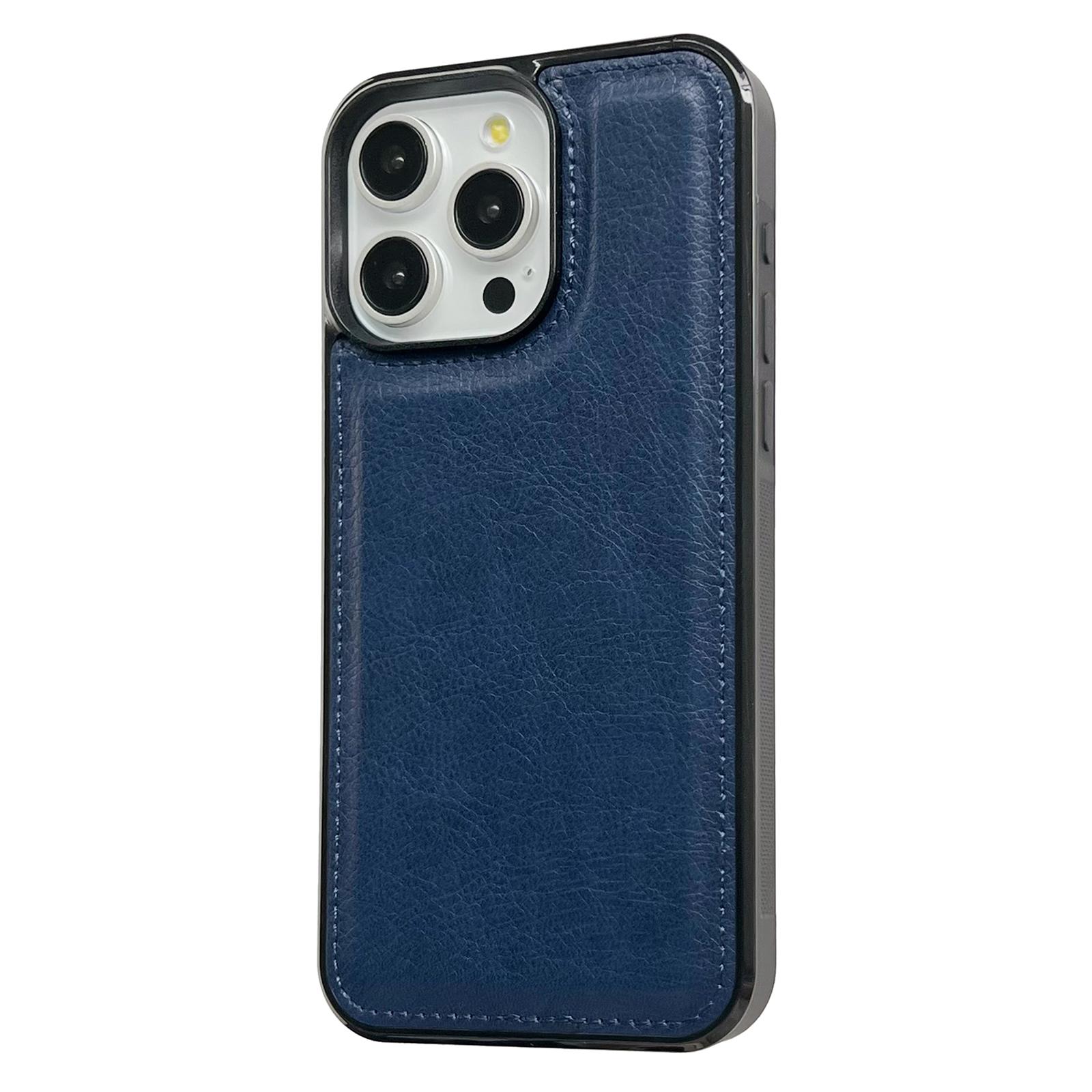 For iPhone 16 Pro Case Calf Texture PU Leather Anti-Fingerprint Back Phone Cover Sapphire
For iPhone 16 Pro Case Calf Texture PU Leather Anti-Fingerprint Back Phone Cover Sapphire