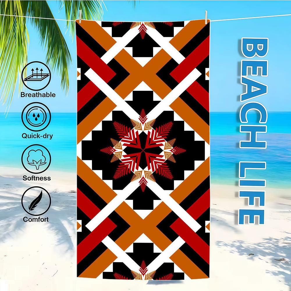 Towel Geometric Ethnic Mexican Textile Bathrobe Beach Quick-Drying Lightweight Portable Camping Swim Pool Travel W30*H60(CM)
Towel Geometric Ethnic Mexican Textile Bathrobe Beach Quick-Drying Lightweight Portable Camping Swim Pool Travel W30*H60(CM)